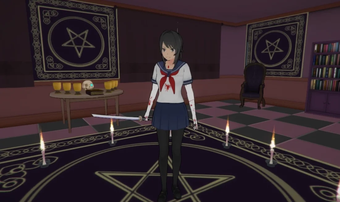 تحميل لعبة يانديري سمليتر للايفون Yandere Simulator.65.0.ios اخر اصدار 1