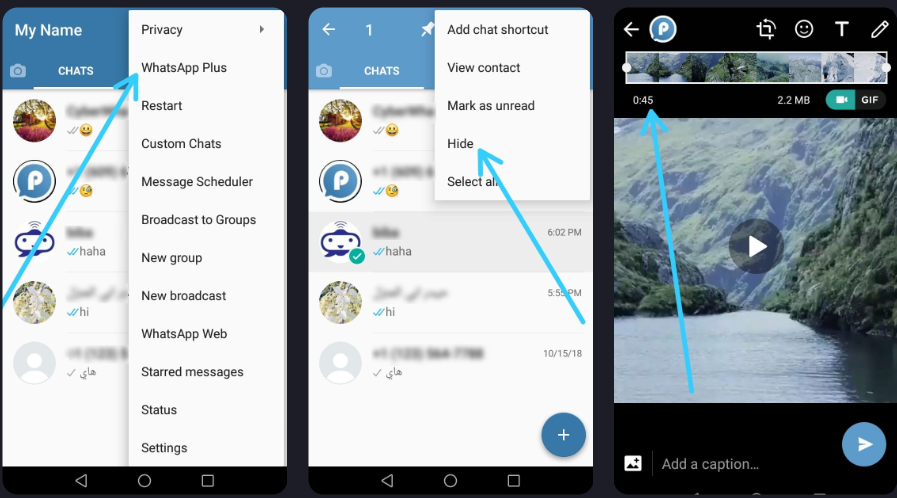 تحميل واتس اب بلس الازرق للاندرويد WhatsApp Blue.APK.2026 اخر اصدار 1