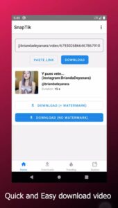 تحميل snaptik للاندرويد Apk.2026 سناب تيك آخر إصدار 4