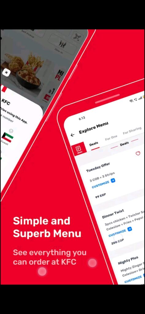 تحميل تطبيق كنتاكي للاندرويد KFC.7.20.5.Apk.2026 آخر إصدار 6