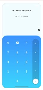تحميل calculator vault للايفون مهكر IOS.1.0.2.2026 اخر اصدار 1
