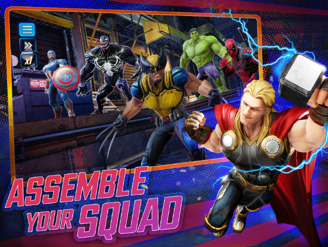 تحميل marvel strike force squand rpg مهكرة للاندرويد 7.3.2.APK.2026 آخر إصدار 1
