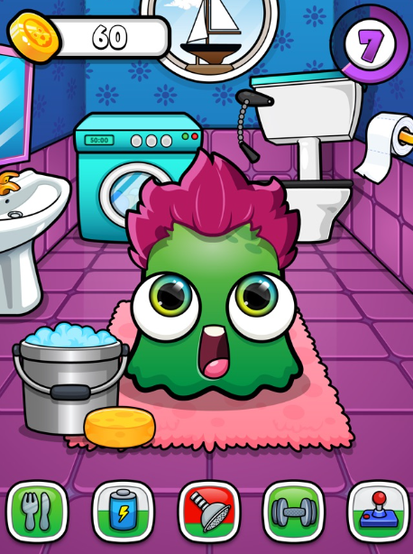 تحميل كاميرا لون المرحاض باتل للايفون مهكر Moy 7 The Virtual Pet Game.1.3.0.IOS.2026 آخر إصدار 5