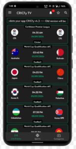 تحميل تطبيق Cricfy TV للاندرويد APK.2026 تلفزيون الكريكيت اخر اصدار 4