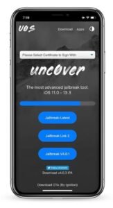 تحميل انكفر للايفون Unc0ver. 5.3.1. IOS. 2026 اخر اصدار 7