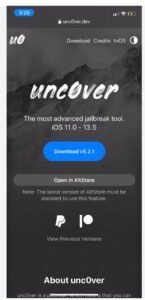 تحميل انكفر للايفون Unc0ver. 5.3.1. IOS. 2026 اخر اصدار 6